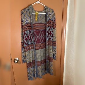 Long Vintage Cardigan